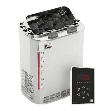 Електрокам'янка з парогенератором Sawo SCANDIA COMBI SCAC-90NS-P + Пульт керування 2.0 INC-S-C-V2 для лазні та сауни - 1