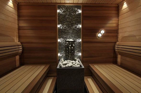 Мозаика талькомагнезит Рваный Камень 280/300/8-14 мм для бани и сауны - 4