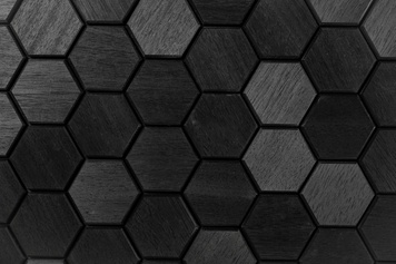 Декоративна панель Hexa S Black - 1