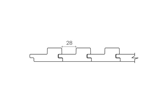 Вагонка термоосика STEP 27х64 - 4