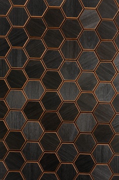 Декоративна панель Hexa S Thermo Black - 1