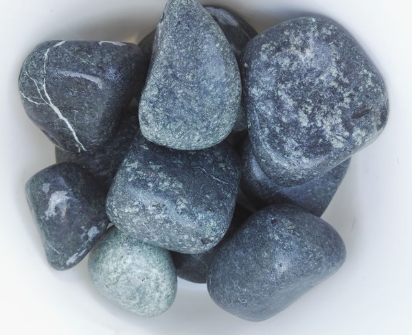 Камінь серпентиніт шліфований (5-7 см) мішок 20 кг для електрокам'янки - 1