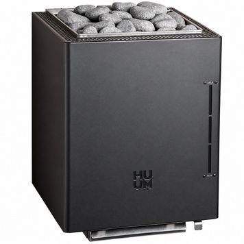 Электрокаменка для сауны и бани HUUM CORE Wall Combi Black 9 kW с парогенератором - 1