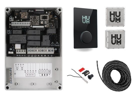 Пульт управления HUUM UKU 4.2 WIFI Glass black для электрокаменок - 2